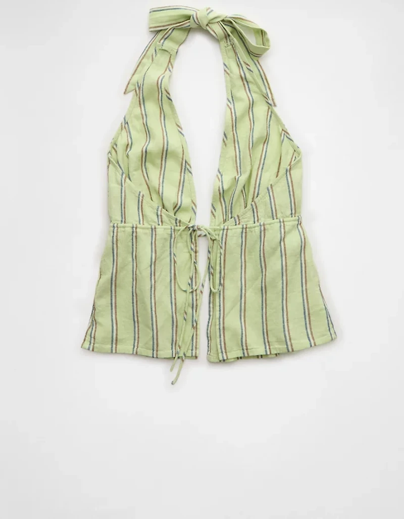 AE Open-Back Halter Top