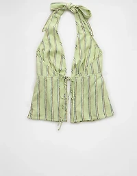 AE Open-Back Halter Top