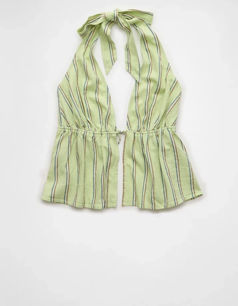 AE Open-Back Halter Top