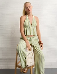 AE Open-Back Halter Top