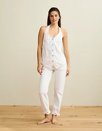 AE Loose Denim Halter Vest