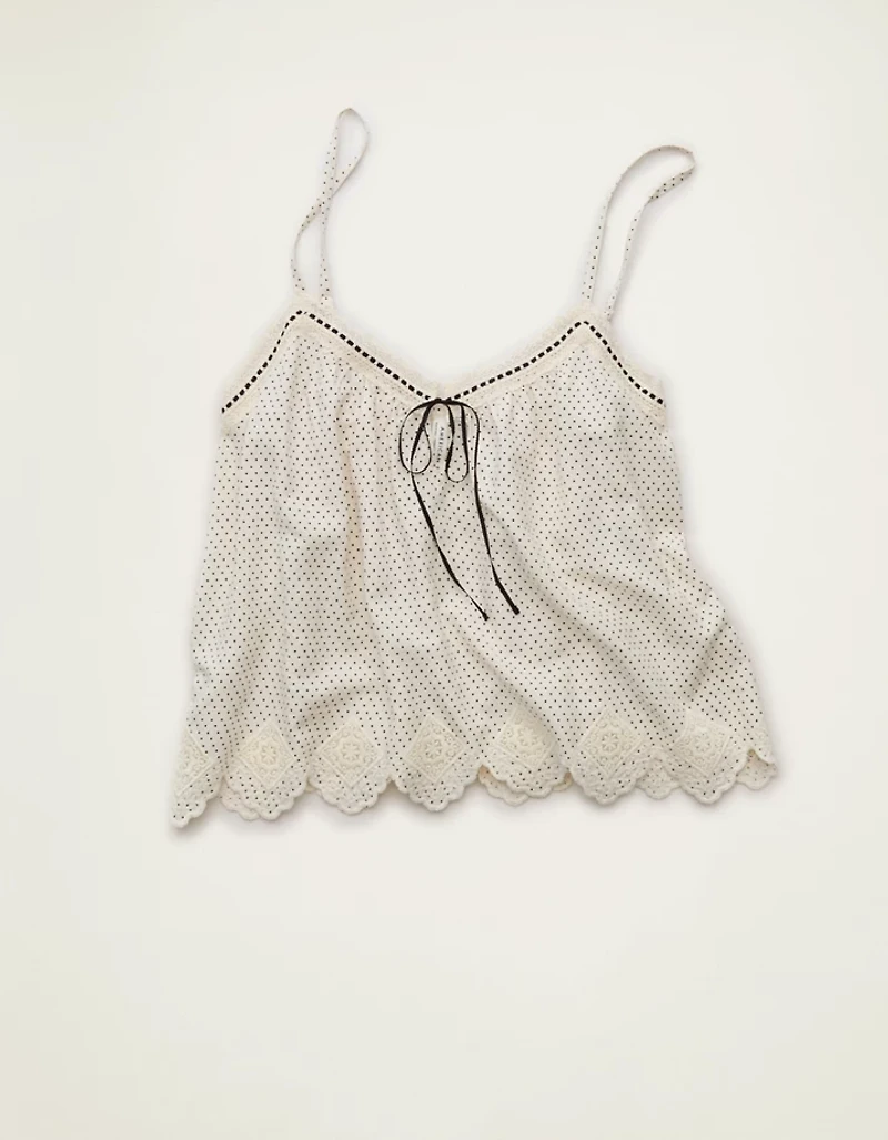 AE Ribbon Tie-Front Cami