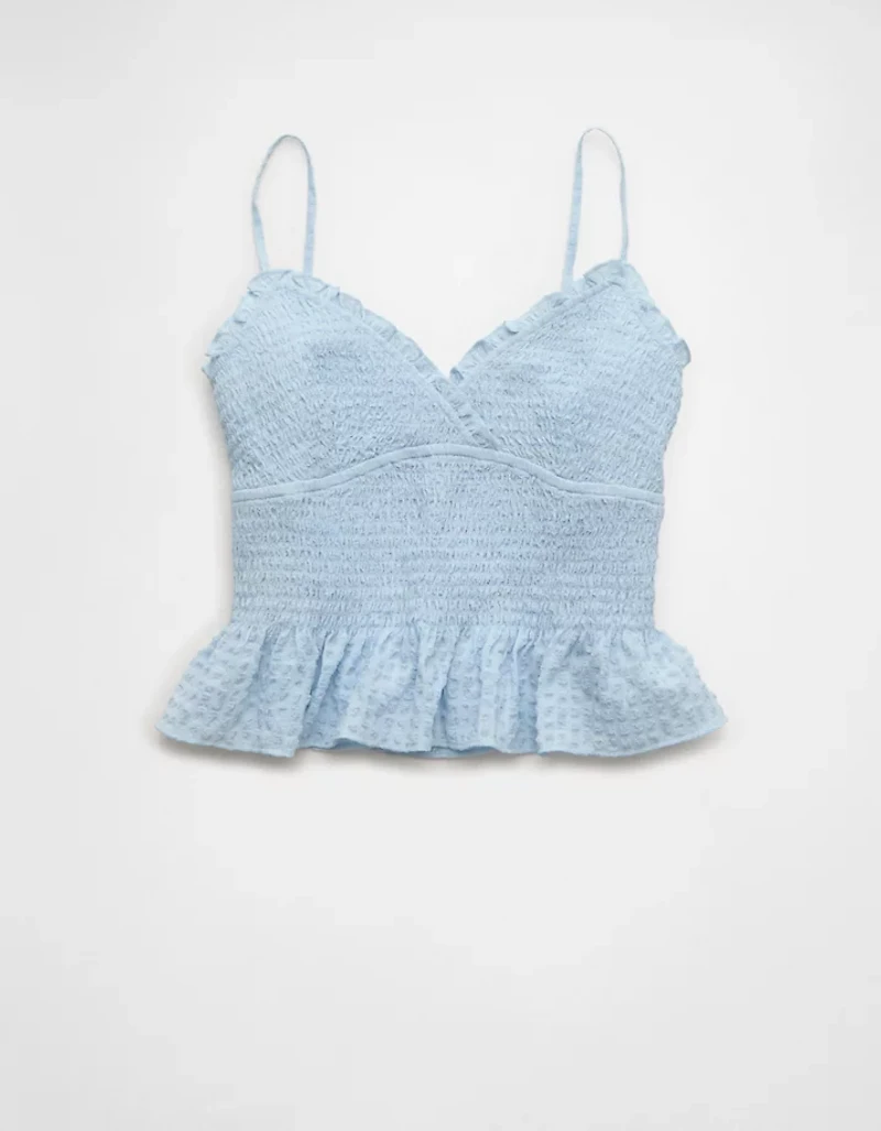 AE Smocked V-Neck Cami