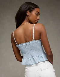 AE Smocked V-Neck Cami