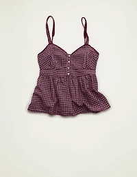 AE V-Neck Button-Up Cami