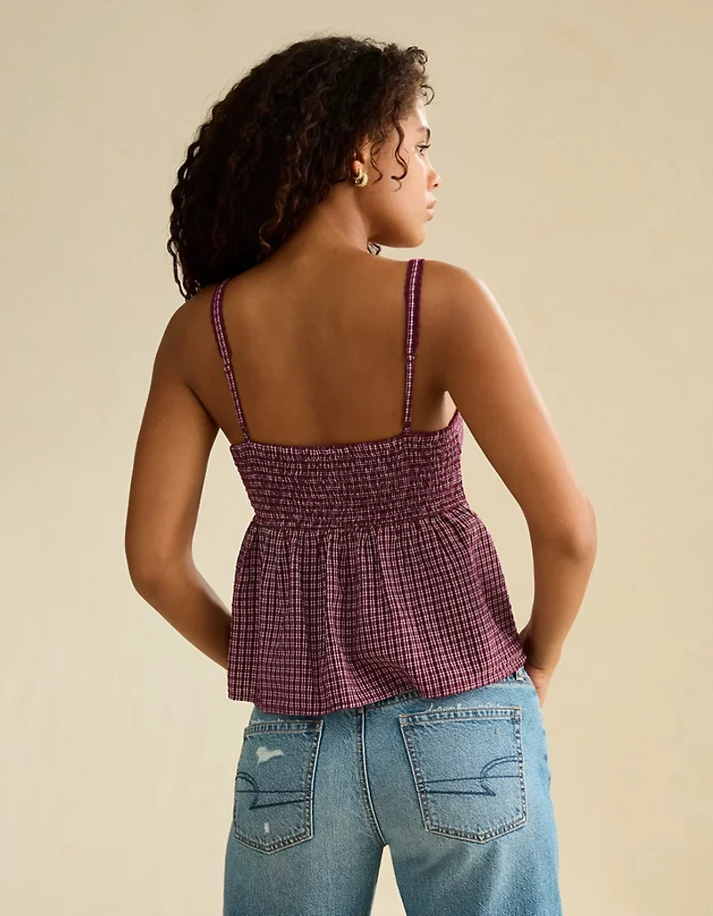 AE V-Neck Button-Up Cami