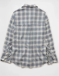 AE Side-Tie Button-Up Shirt