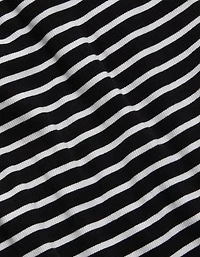 AE77 Striped Square Neck Tank Top