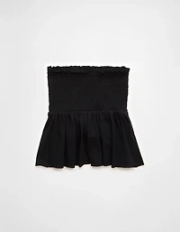 AE Sunchaser Knit Ruffle Smocked Tube Top