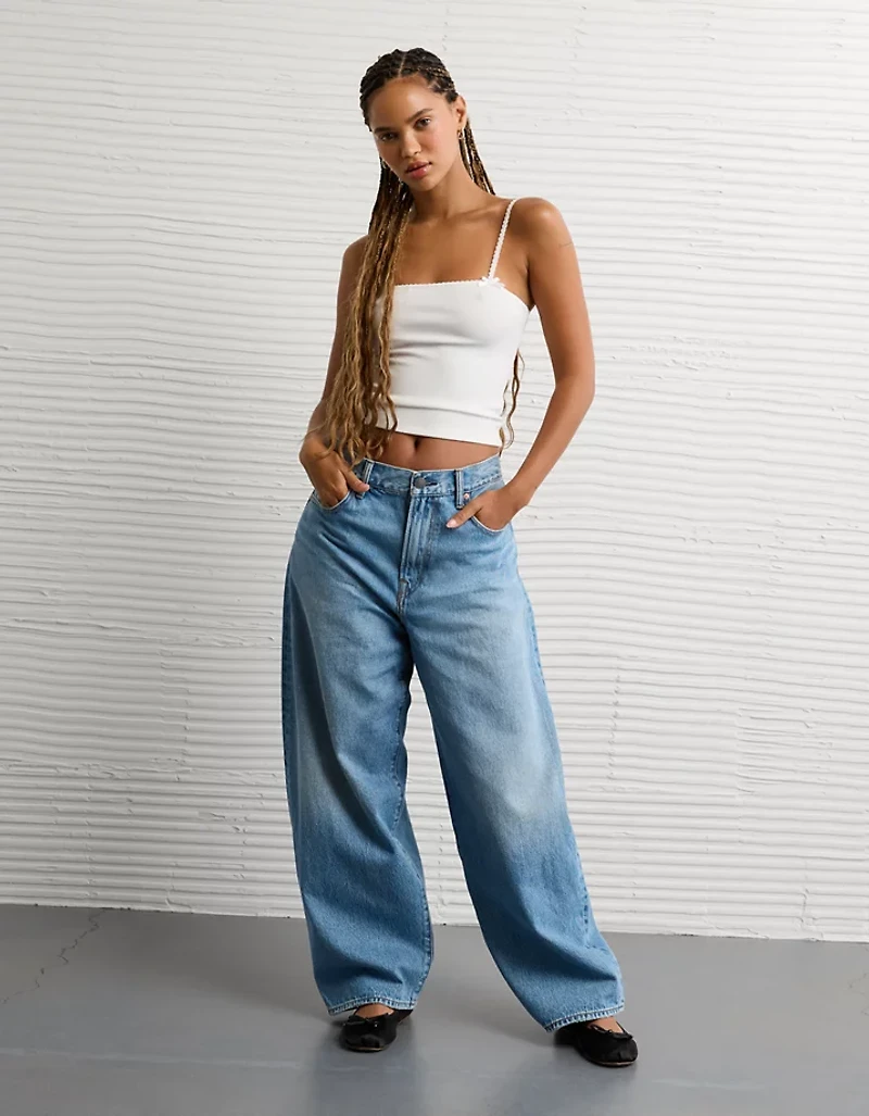 Camisole à bordure en dentelle AE