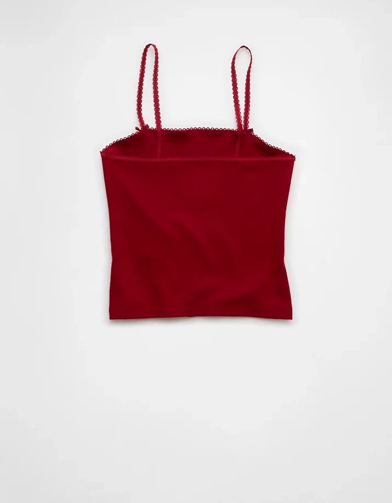 Camisole à bordure en dentelle AE