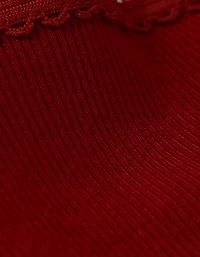 Camisole à bordure en dentelle AE