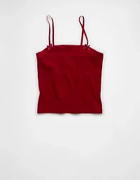 Camisole à bordure en dentelle AE