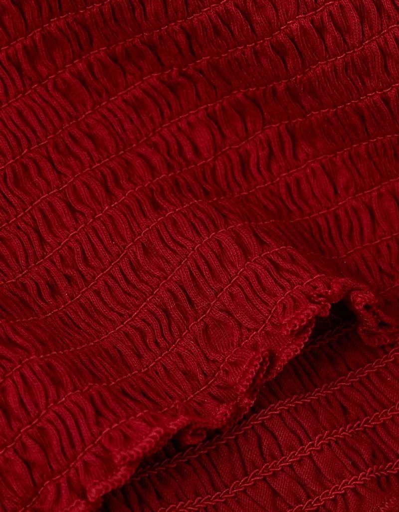 AE Sunchaser Knit Smocked Bandeau