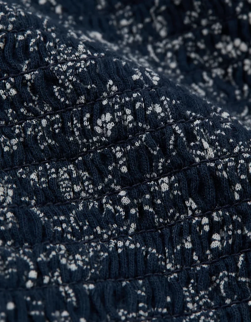 AE Sunchaser Knit Smocked Bandeau