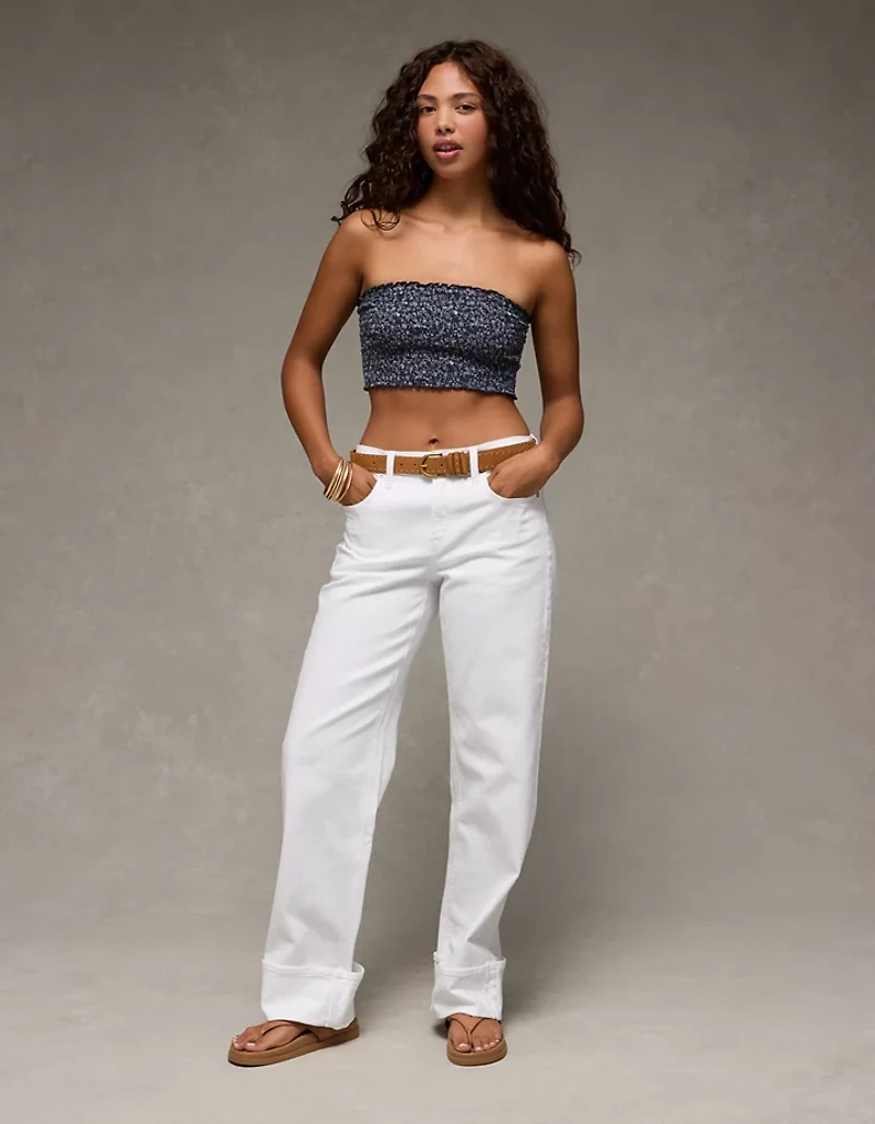 AE Sunchaser Knit Smocked Bandeau