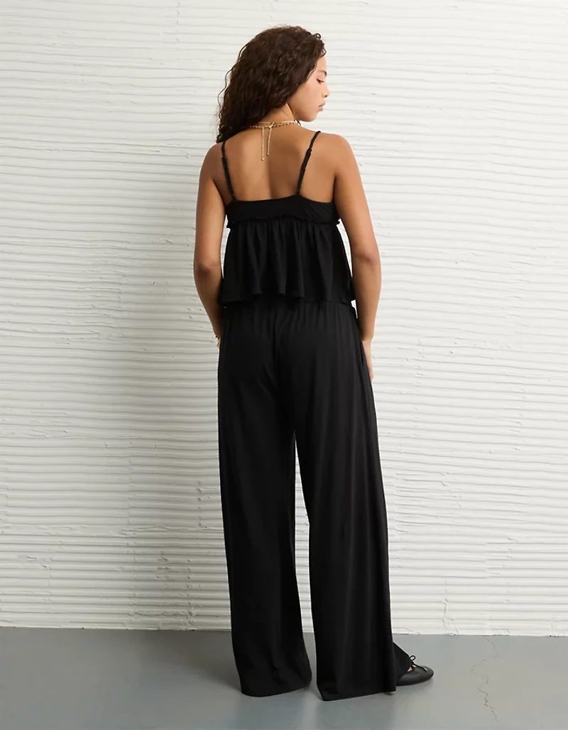 AE Sunchaser Knit Crochet Babydoll Cami