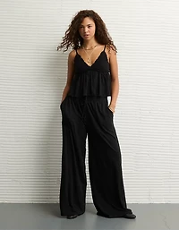 AE Sunchaser Knit Crochet Babydoll Cami