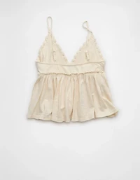 AE Sunchaser Knit Crochet Babydoll Cami