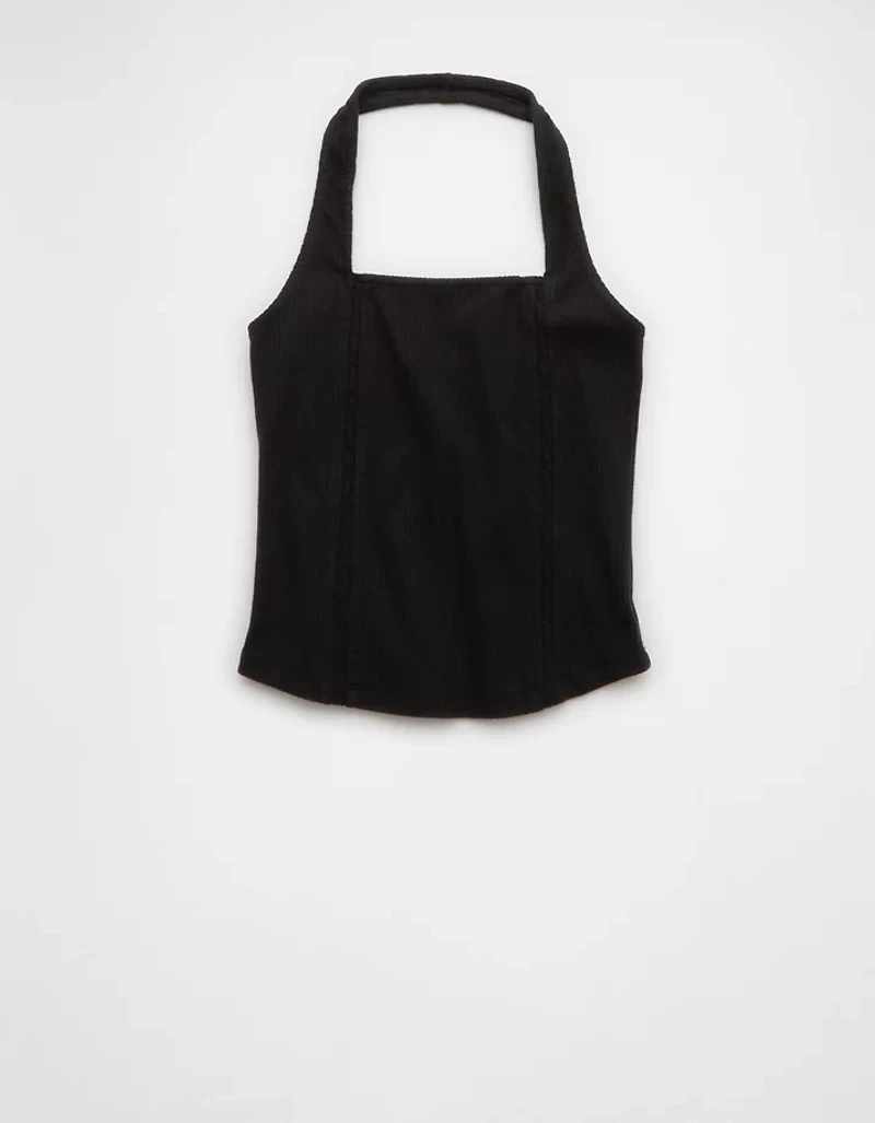AE Lace Halter Tank Top