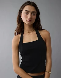 AE Lace Halter Tank Top