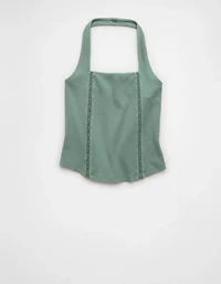 AE Lace Halter Tank Top