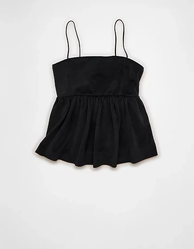 AE Velvet Babydoll Tank Top