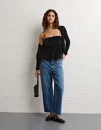 AE Velvet Babydoll Tank Top