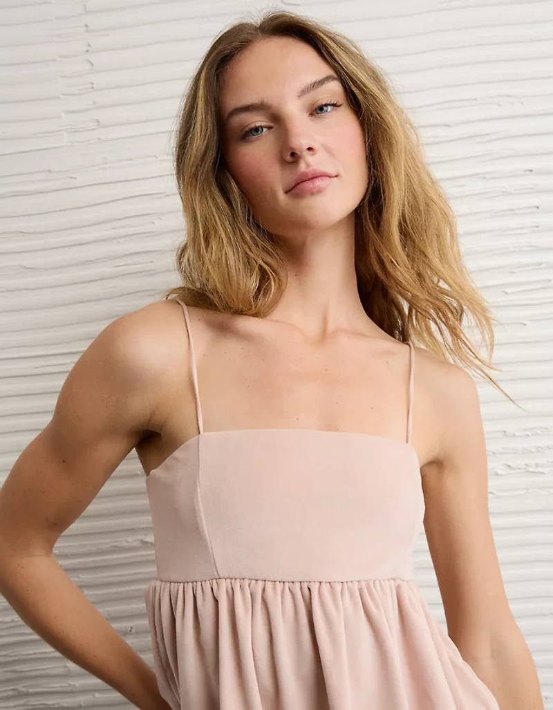 Débardeur nuisette en velours AE