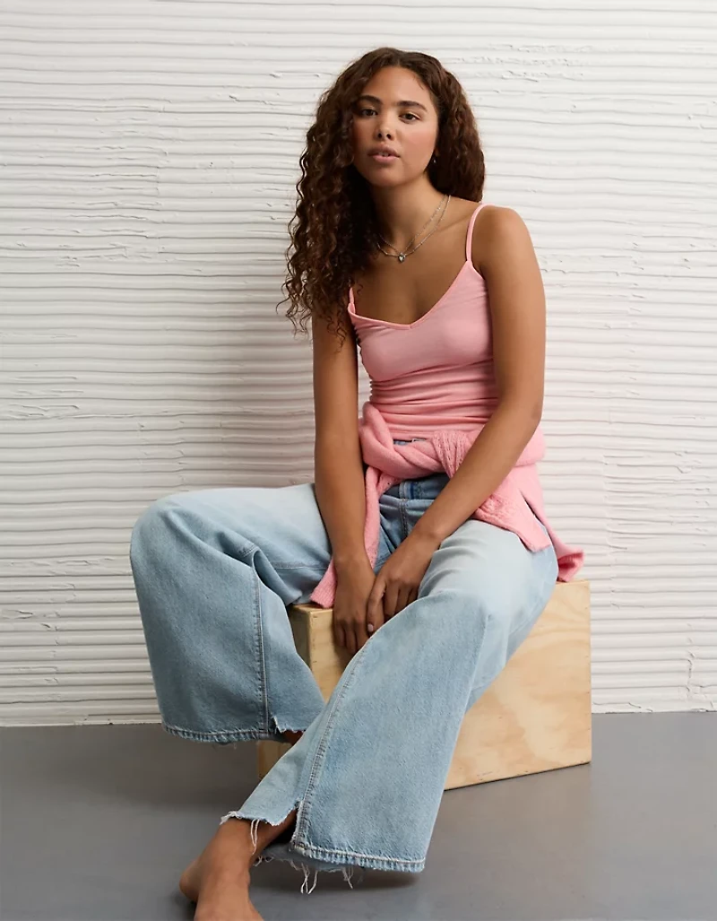 AE Velvet Trim Cozy Cami