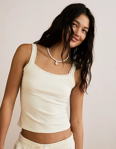 AE Lace Strap Tank Top