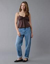 AE Cinched Sweetheart Babydoll Tank Top