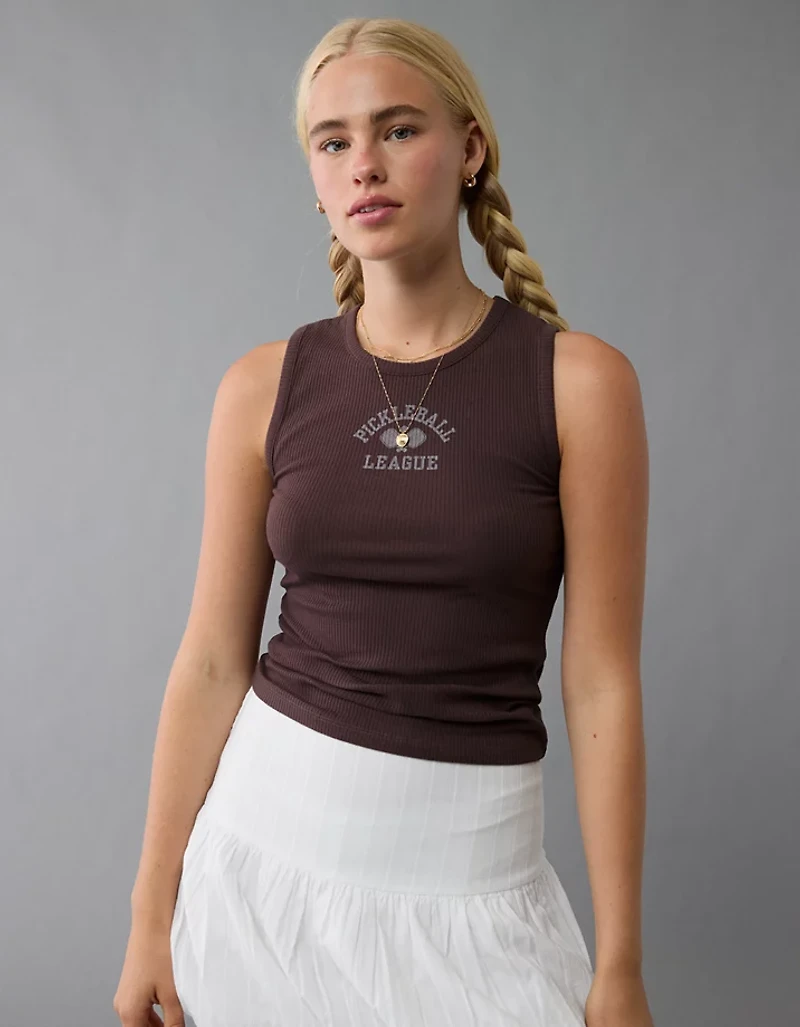 AE Boyfriend Graphic Muscle Tank Top