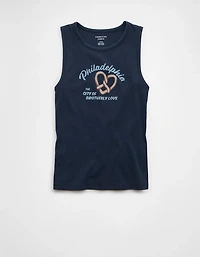 AE Boyfriend Food Graphic Muscle Tank Top