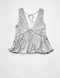 AE Sunchaser Knit V-Neck Swing Tank Top