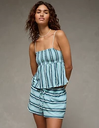 Débardeur style nuisette à smocks Sunchaser AE