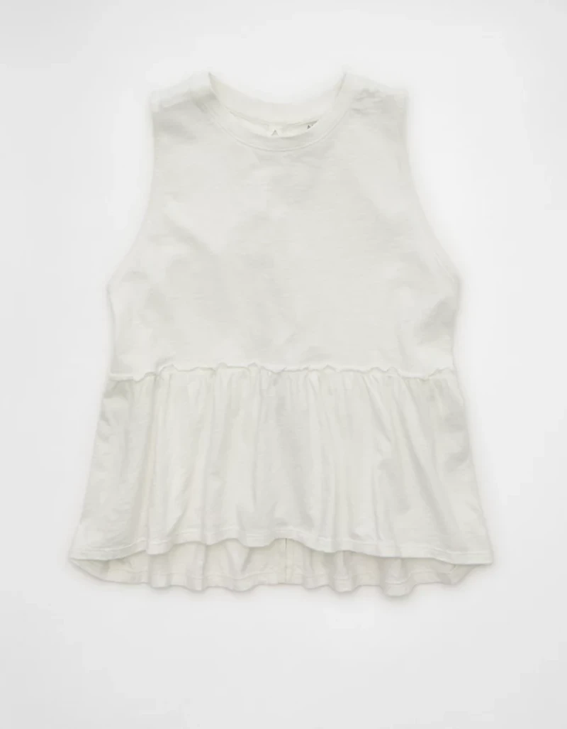 AE Sunchaser Tie-Back Babydoll Tank Top