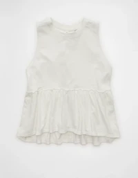 AE Sunchaser Tie-Back Babydoll Tank Top