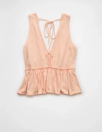 AE Sunchaser Knit V-Neck Swing Tank Top