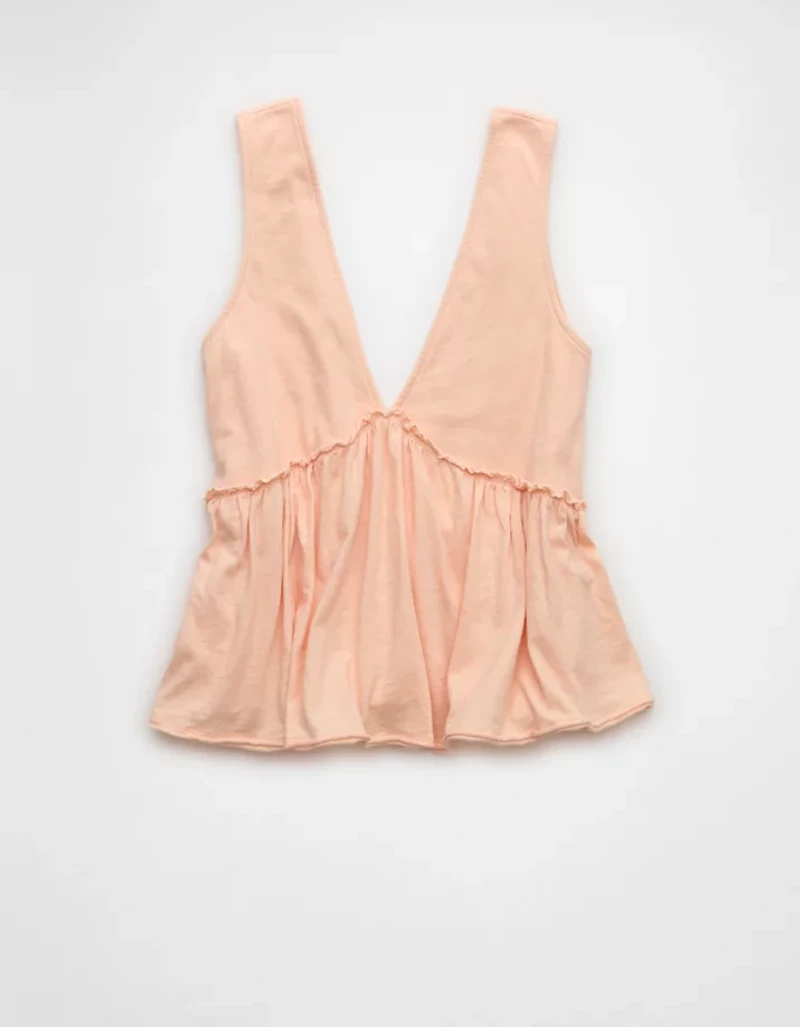 AE Sunchaser Knit V-Neck Swing Tank Top