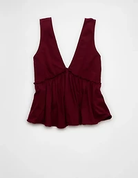 AE Sunchaser Knit V-Neck Swing Tank Top