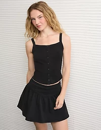 AE Button-Up Tank Top