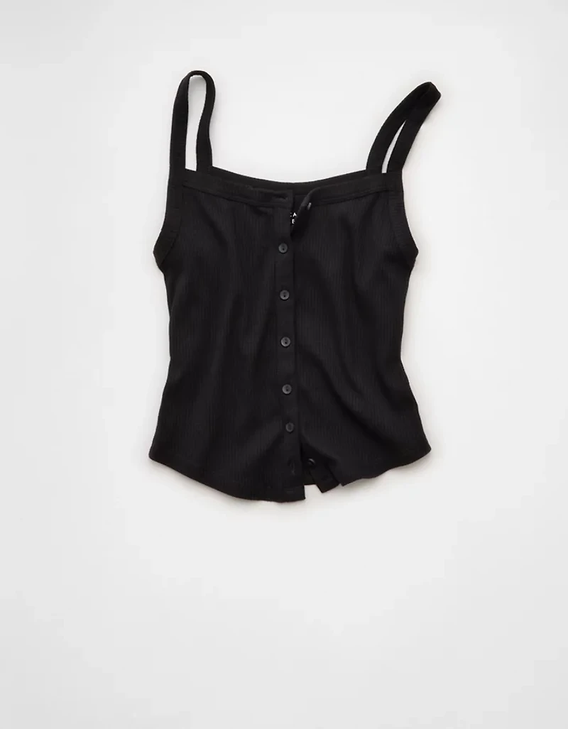 AE Button-Up Tank Top