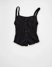 AE Button-Up Tank Top