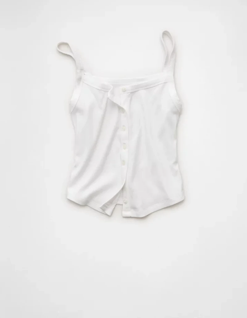 AE Button-Up Tank Top