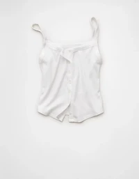 AE Button-Up Tank Top