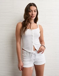 AE Button-Up Tank Top