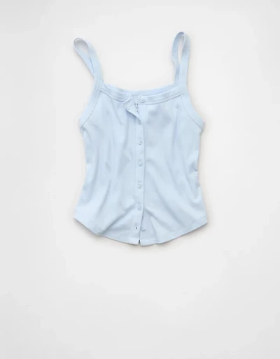 AE Button-Up Tank Top