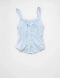 AE Button-Up Tank Top