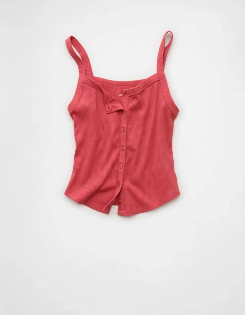 AE Button-Up Tank Top
